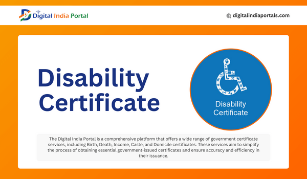 disability certificate