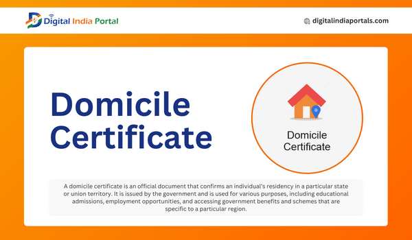 Domicile Certificate