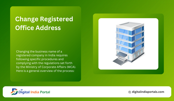 Change registered address